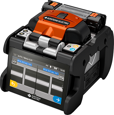 Sumitomo varilec optičnih vlaken pri varjenju delilnika in central